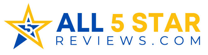 all 5 star reviews logo